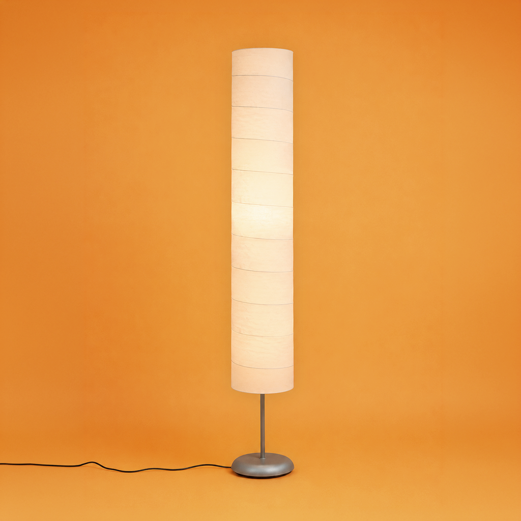 Lampadaire salon design en papier de riz | Viva
