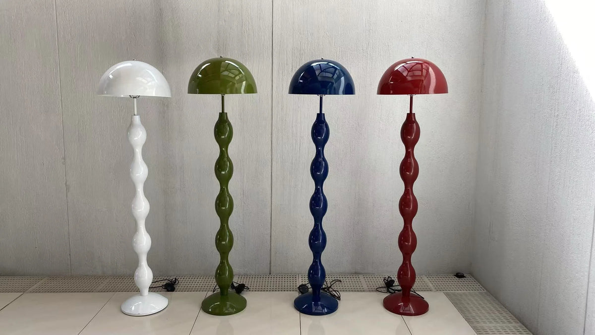 Lampadaire champignon métal Bolo, coloris disponibles