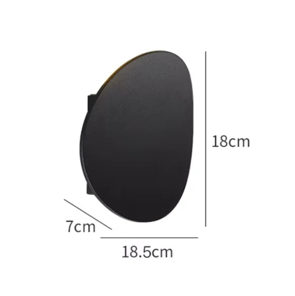 Applique Pebo, dimensions du corps en aluminium