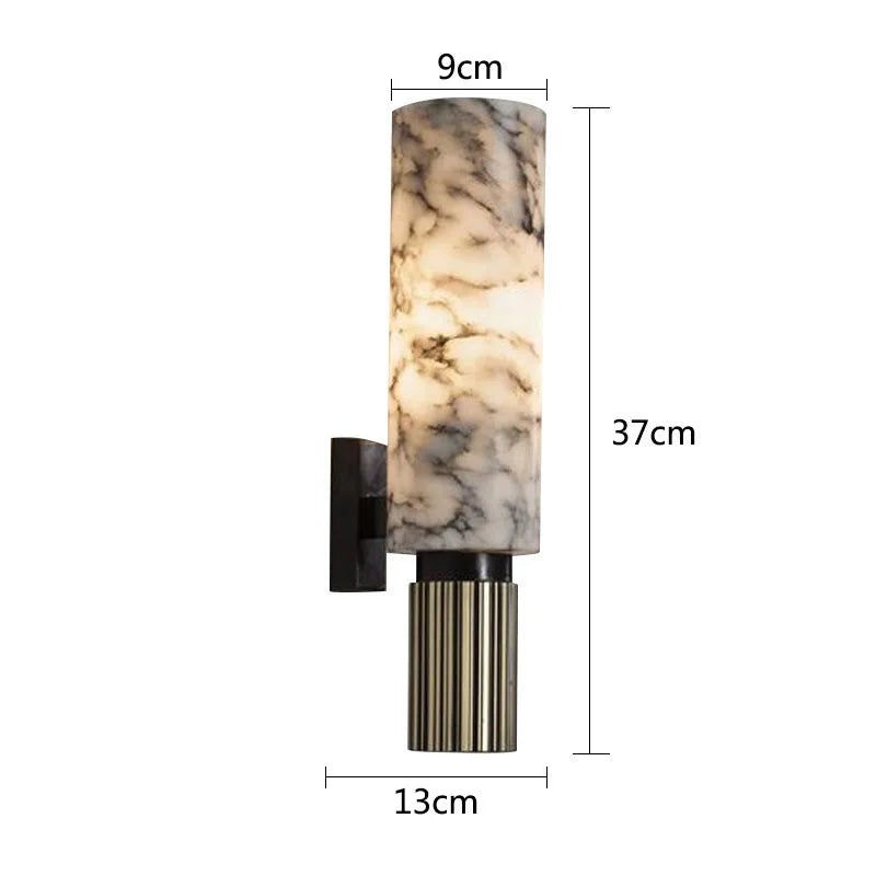 Applique Alba, dimensions du bloc de marbre