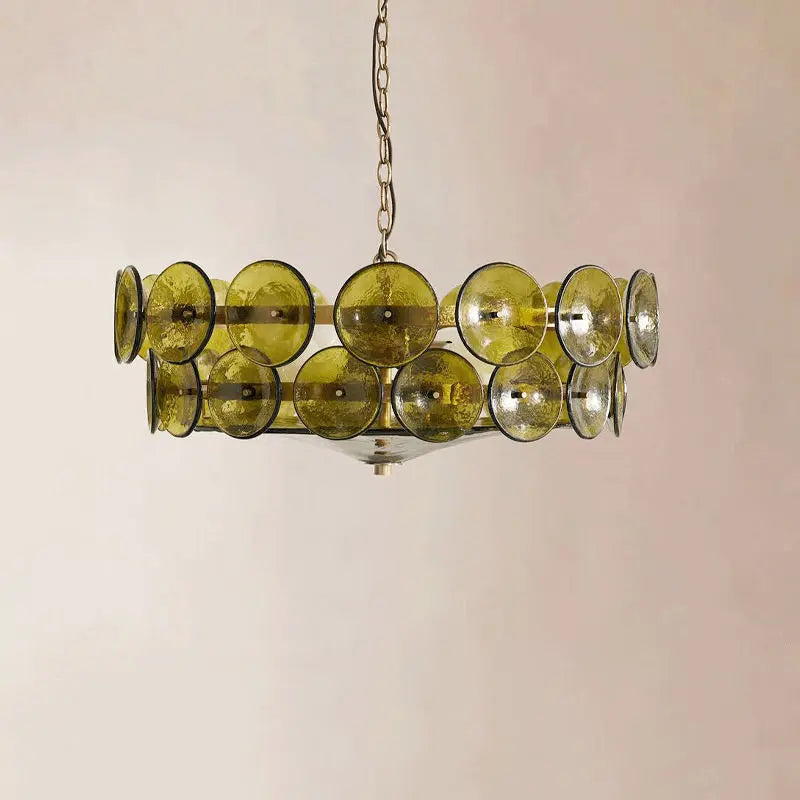 Suspension Ambra en verre vert