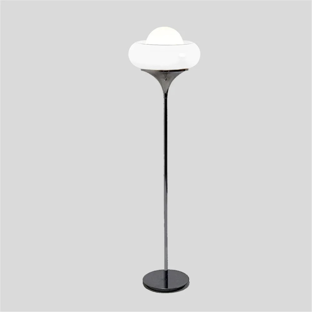 Lampadaire Pomo, version blanche