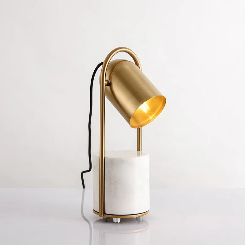 Lampe à poser céramique abat-jour métal Tero