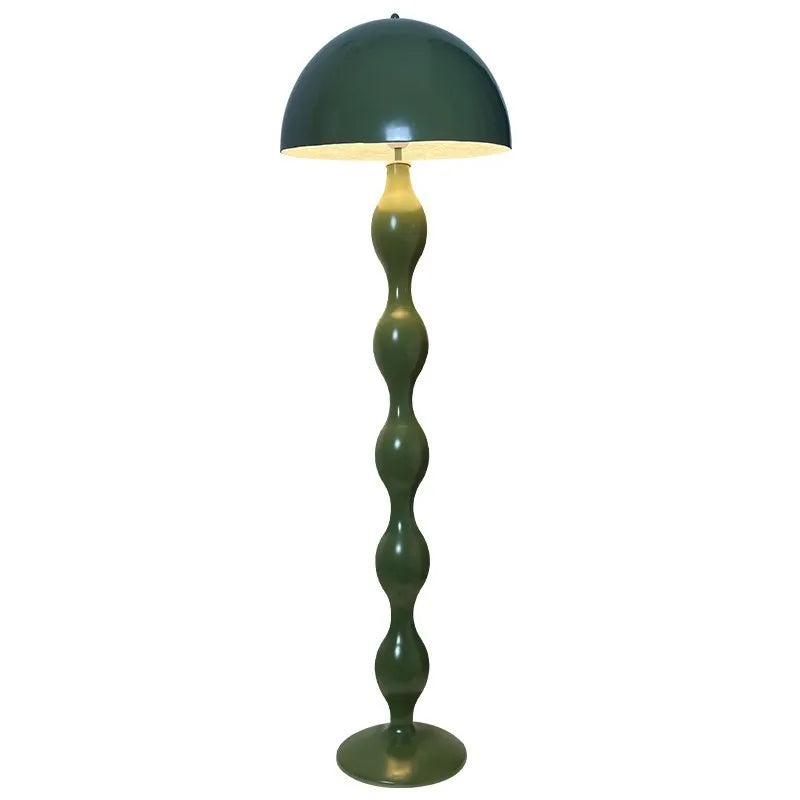 Lampadaire Fizzy, détail du fût perlé