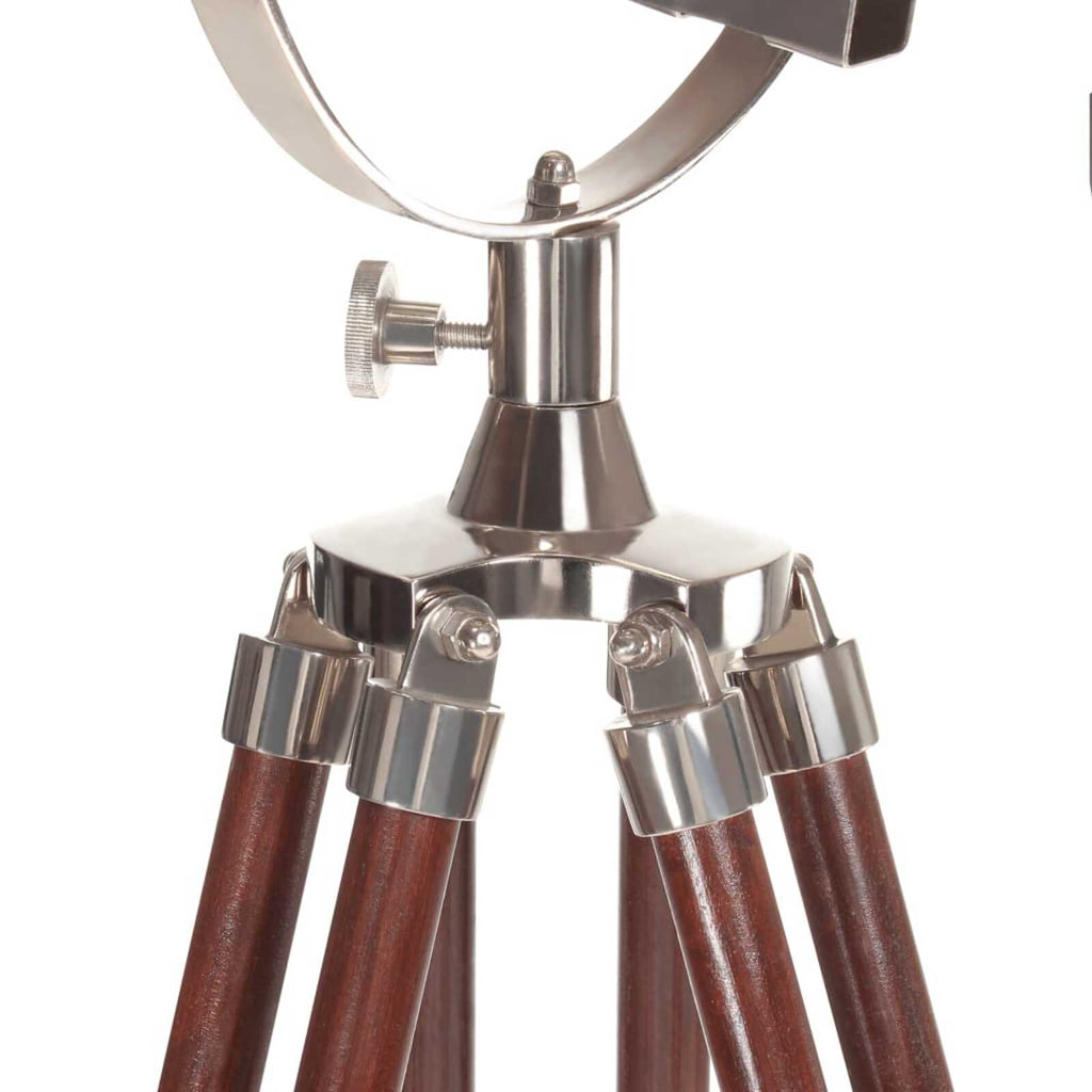 Lampadaire à trépied bois de manguier massif 180cm | Plato