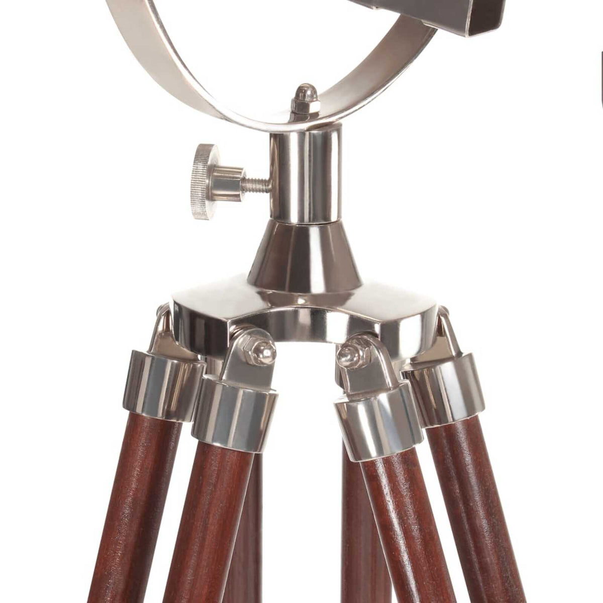 Lampadaire à trépied bois de manguier massif 180cm | Plato