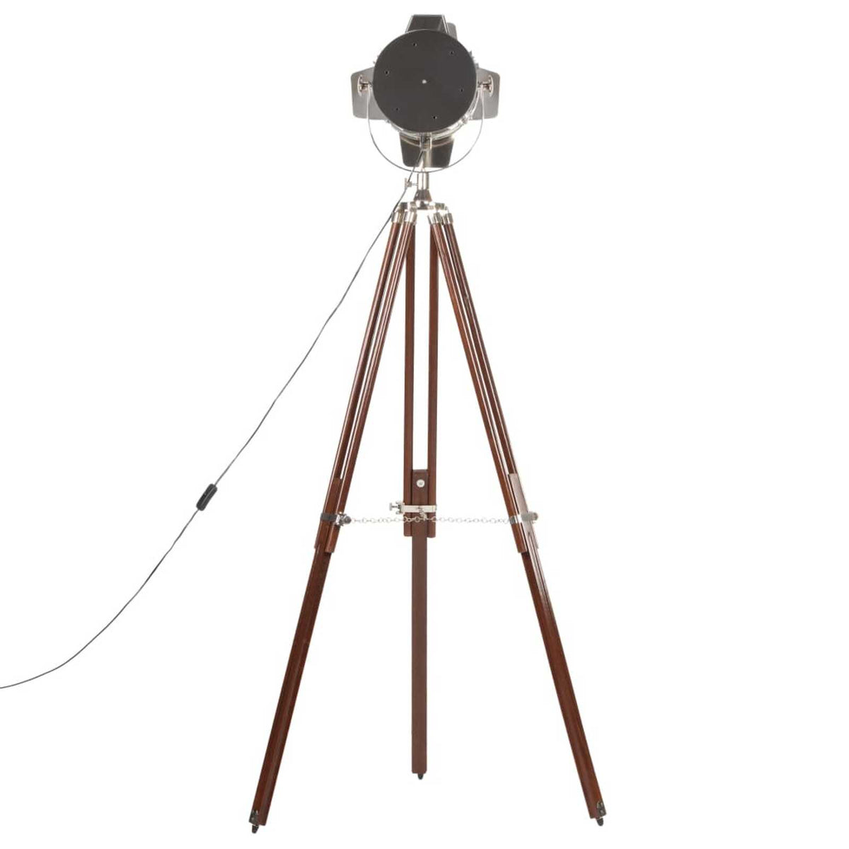 Lampadaire à trépied bois de manguier massif 180cm | Plato